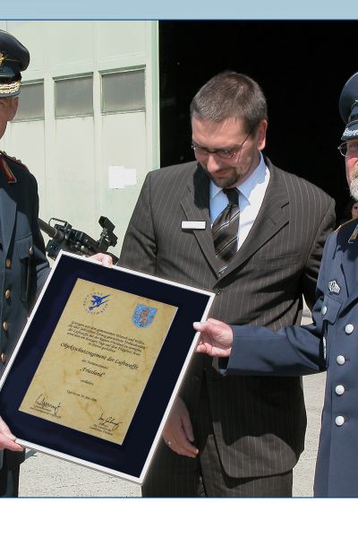 Upjever: Zehn Jahre Objektschutzregiment