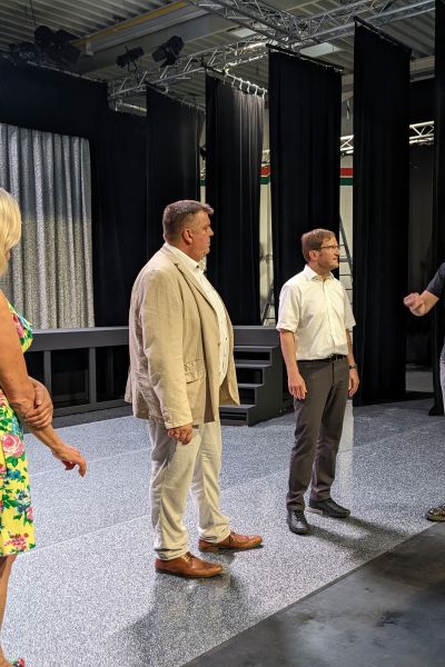 Landesbühne stellt Provisorium 29 als neue Spielstätte vor