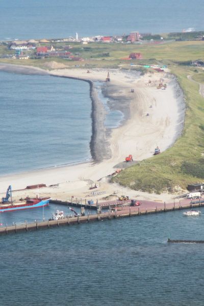 Strandaufspülung auf Wangerooge beginnt